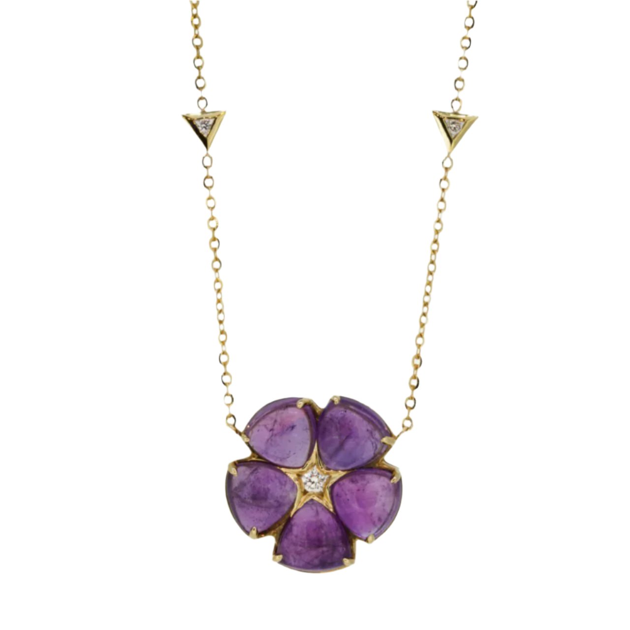 Violet Starburst Pendant