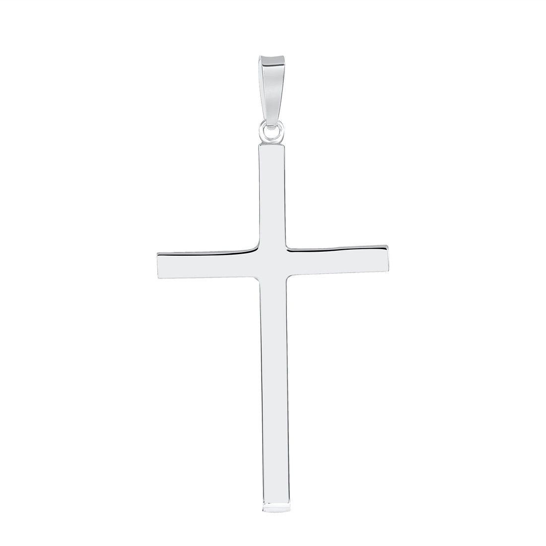 Silver 925 Flat Cross Pendant