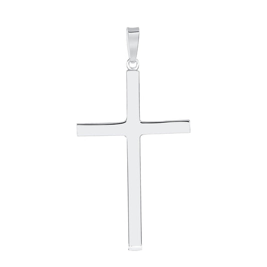 Silver 925 Flat Cross Pendant