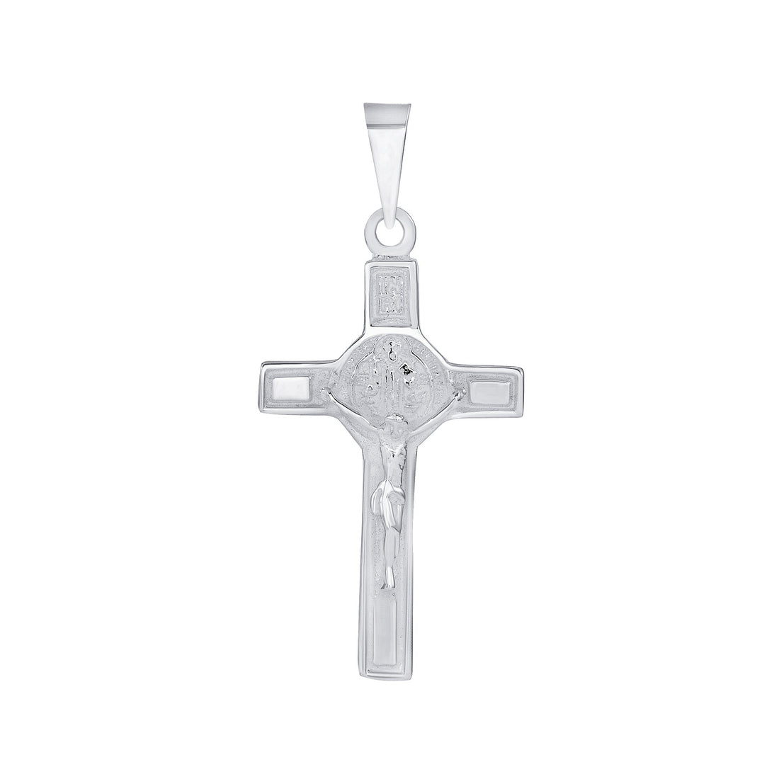 Silver 925 San Benito H4mm Cross Pendant