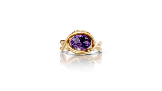 Embraced Eye Tanzanite Ring