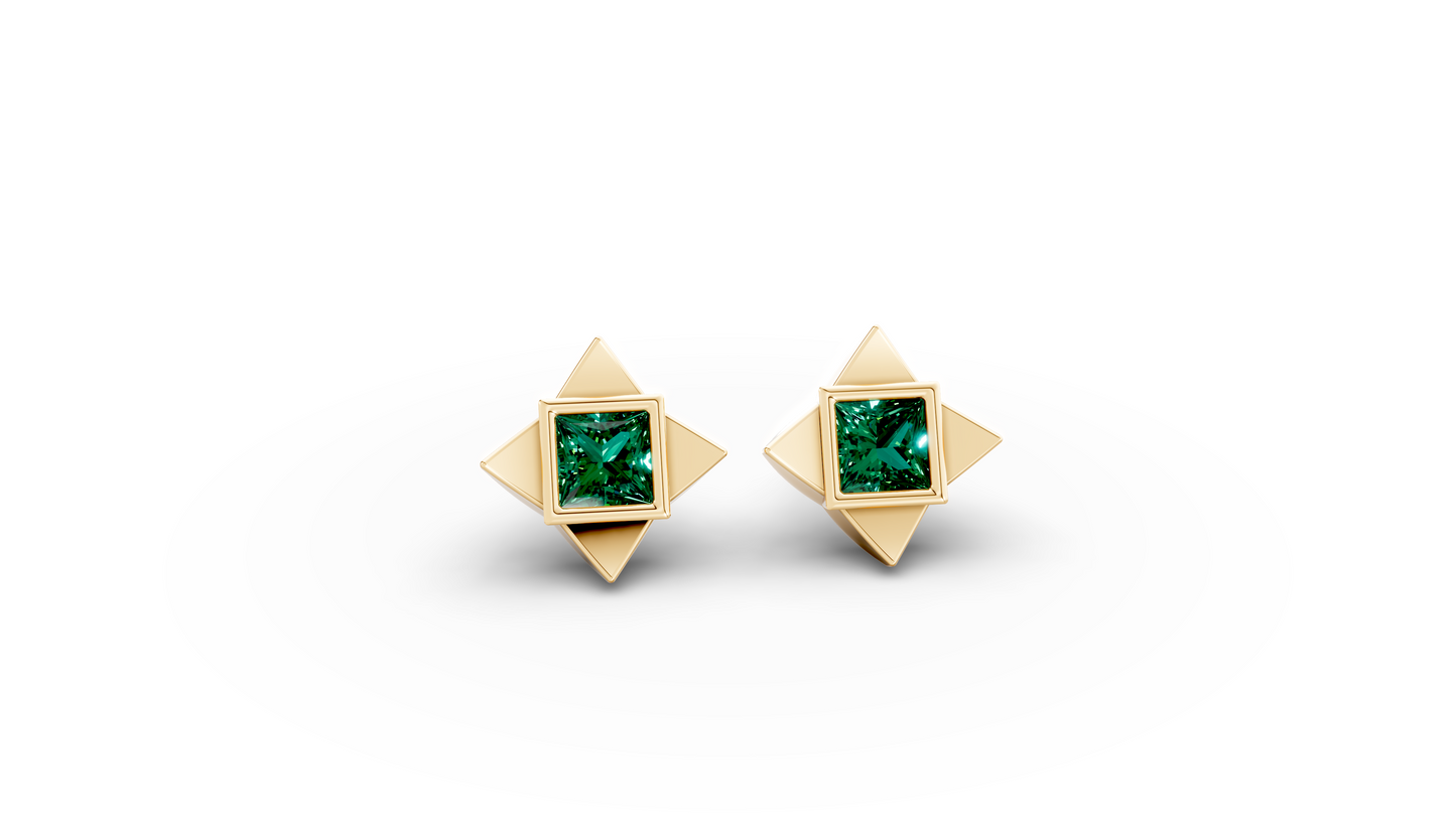 Paloma Earrings in Solid Gold
