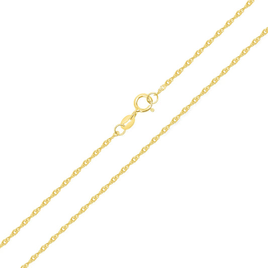 14k 1.5mm Singapore Chain Necklace